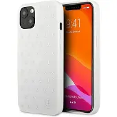 Mercedes Sølvfarget stjernemønster-etui til iPhone 13 mini - hvit