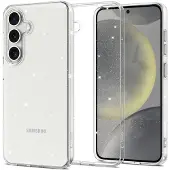 Tech-Protect Samsung Galaxy S25 FlexAir Glitter TPU-deksel - Gjennomsiktig