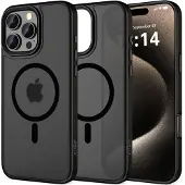 Tech-Protect MagMat MagSafe iPhone 16 Pro-etui - svart