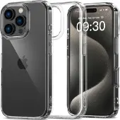 Tech-Protect FlexAir Hybrid Case for iPhone 16 Pro - Transparent