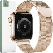 TechProtection Milanese Band for Apple Watch 4-9 / SE / Ultra 1/2 (42/44/45/49 mm) - gull
