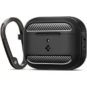 Spigen Rugged Armor - matte black - AirPods Pro 3