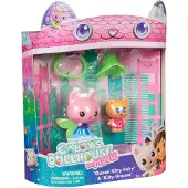Gabby's Dollhouse Figurer - Dronning Kitty Fairy og Kitty Gnom - - OneSize - Lekefigur