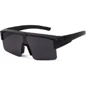 INF Polariserte Clip-on Solbriller - Glossy Black Frame
