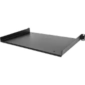 StarTech.com Startech 1U Fixed Server Rack Mount Shelf, 12in Deep Steel Universal Cantilever Tray for 19 AV/Data/Network Equipment Rack with Cage Nuts & Screws, 55lbs Weight Capacity, 12 Deep - 1U Network Rack Sh