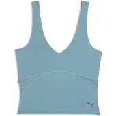 Puma SHAPE Training Tank Women, Clothing, Baltic Sea Blue, S