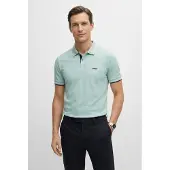 BOSS Paul 10255848 Green Kortermet Poloskjorte