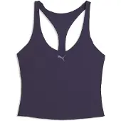 Puma SHAPELUXE Racerback Tight Tank Top Women, Clothing, Deep Plum, XL