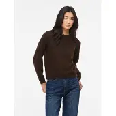 Vila Vinikolina Høy Hals Strikket Pullover