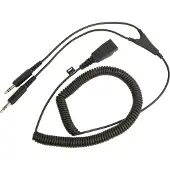 Jabra - Hodetelefonkabel - minijakk hann til Quick Disconnect hann