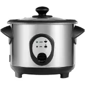 OBH Nordica Riskoker Inox - Riskoker - 1,8 liter - 400 W - grå/rustfritt stål