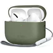 Tech-Protect AirPods Pro 3 silikonetui - olivengrønn