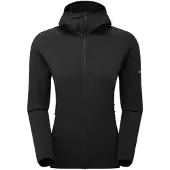 Montane F Protium Hoodie, fleecegenser, dame, svart
