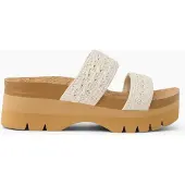 Reef for woman. CJ8611 Sandals Cushion Vista Higher white (40), 5 to 8 cm, None, Casual