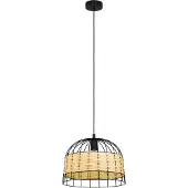 Eglo ANWICK pendellampe i svart og natur