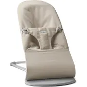 BabyBjörn bouncer Bliss Woven sete, lys beige