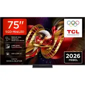 TCL 75C8L - 75 Diagonalklasse C8L Series LED-bakgrunnsbelyst LCD TV - SQD-Mini LED - Smart TV - Google TV - 4K UHD (2160p) 3840 x 2160 - HDR - Mini-LED, Super Quantum Dot