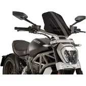 Puig Carenabris New Generation Ducati S Diavel/x Diavel Justerbart Frontrute