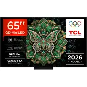 TCL 65C6K Pro - 65" Diagonalklasse C6K Pro Series LED-bakgrunnsbelyst LCD TV - QD-Mini LED - Smart TV - Google TV - 4K UHD (2160p) 3840 x 2160 - HD...