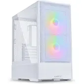 Lian Li Lancool 207 - Tower - ATX - sidepanel med vindu (herdet glass) - ingen strømforsyning (ATX) - hvit - USB/lyd