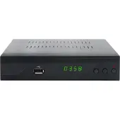 Denver DVBC-120 DVB-C-mottaker MPEG-4 HD / kabel-TV-mottaker / digital TV-boks med USB-opptak