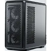 Cooler Master MasterFrame 600 - MT - SSI CEB - sidepanel med vindu (herdet glass) (ATX) - svart - USB/lyd