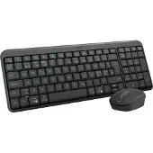 Logitech MK250 Compact Bluetooth Wireless Combo - Tastatur & Mussett - Nordisk - Svart
