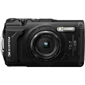 Olympus Tough TG-7 - Digitalkamera - kompakt - 12.0 MP - 4K / 30 fps - 4optisk x-zoom - Wireless LAN, Bluetooth - under vannet inntil 15 m - svart