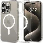 Tech-Protect iPhone 15 Pro FlexAir magnetisk TPU-deksel - klart