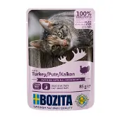 Bozita biter i saus pose 12 x 85 g - Kalkun