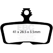 EBC Cfa616hh Avid Code/elixir Xo/xx 11/13 Skivebremseklosser