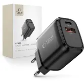 Tech-Protect NCA30 PD 30W / QC3.0 USB-A / USB-C- wall charger black