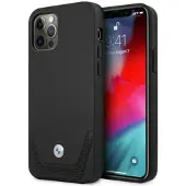 BMW Perforert lærveske til iPhone 12 / iPhone 12 Pro - Svart