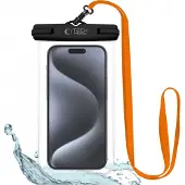 Tech-Protect Universell Vanntett Mobilpose - 6.9 - Svart / Oransje