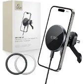 Tech-Protect mm15W-V5 magnetisk MagSafe-holder til bilens ventilasjonsåpning – svart