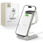 Tech Protection QI15W-A36 3in1 Charging Station for Apple - White