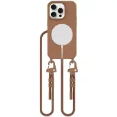 Tech-Protect MagNecklace MagSafe iPhone 14 Pro-etui - brun