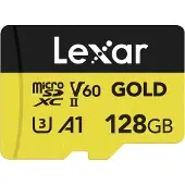 Lexar Microsdxc Gold Series Uhs-ii 128gb V60 Minnekort