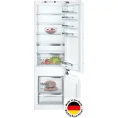 Bosch Serie | 6 KIS87AFE0 - Kjøleskap/fryser - bunnfryser - innebygd - fordypning - bredde: 56 cm - dybde: 55 cm - høyde: 177.5 cm - 272 liter - Kl...