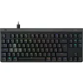 Logitech G G515 RAPID - Tastatur - lav profil, analog - TKL - bakgrunnsbelyst - USB - QWERTY - dansk/norsk/svensk/finsk - svart