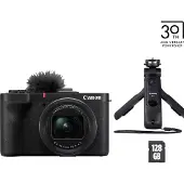 Canon PowerShot V1 Premium Vlogger Kit, 22,3 MP, 5760 x 3840 piksler, CMOS, 3,1x, 4K Ultra HD, Svart