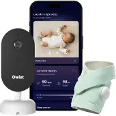 Owlet DreamSight Duo videomonitor med smart sokk (mintgrønn)