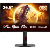 AOC G4 Q27G4SDR, 67,3 cm (26,5), 2560 x 1440 piksler, Quad HD, QD-OLED, 0,03 ms, Sort, Rød