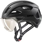 Uvex Stride Visor, Sykkelhjelm, Black Matt