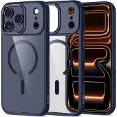 Tech-Protect MagMat MagSafe-etui for iPhone 17 Pro - gjennomsiktig marineblå