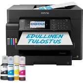 Epson EcoTank ET-16605 - Multifunksjonsskriver - farge - ink-jet - ITS - A3 (medie) - opp til 25 spm (trykking) - 550 ark - 33.6 kbps - USB, LAN, U...