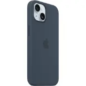 Apple iPhone 15 Silicone Case with MagSafe - Storm Blue