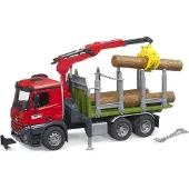 BRUDER Lastebil - MB Arocs Tømmerbil - 03669 - - OneSize - Bil