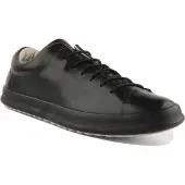 Camper for man. K100373-008 Leather shoes Black chassis (45), Flat, Laces, Casual