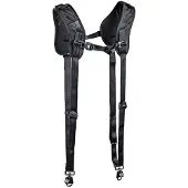 BlackRapid Kameros diržas - BlackRapid Blackline II Dvigubas reguliuojamas 2 kameroms Juodas
